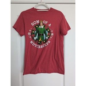 ELF THE MOVIE T-SHIRT MENS SIZE SM RED